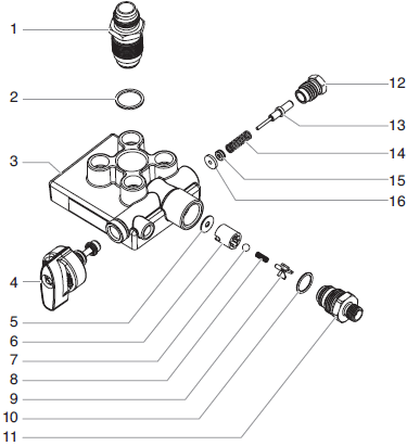 AirCoat Spray System Pump Head Assembly Parts